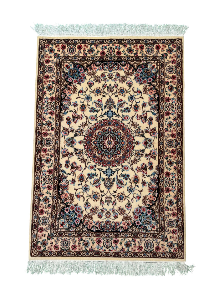 Nain 6LA in allover floral design, c.1990, Persia,  118x80cm | Rug# 11014