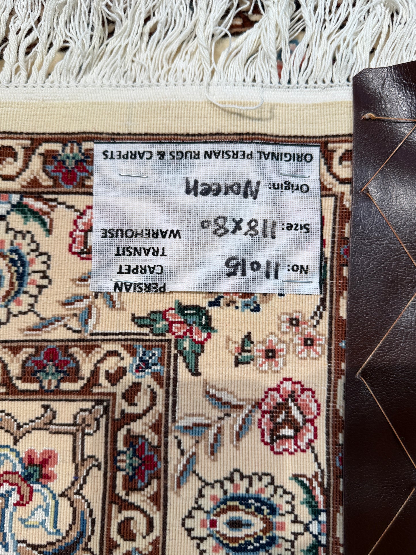 Nain 6LA in allover floral design, c.1990, Persia,  118x80cm | Rug# 11014