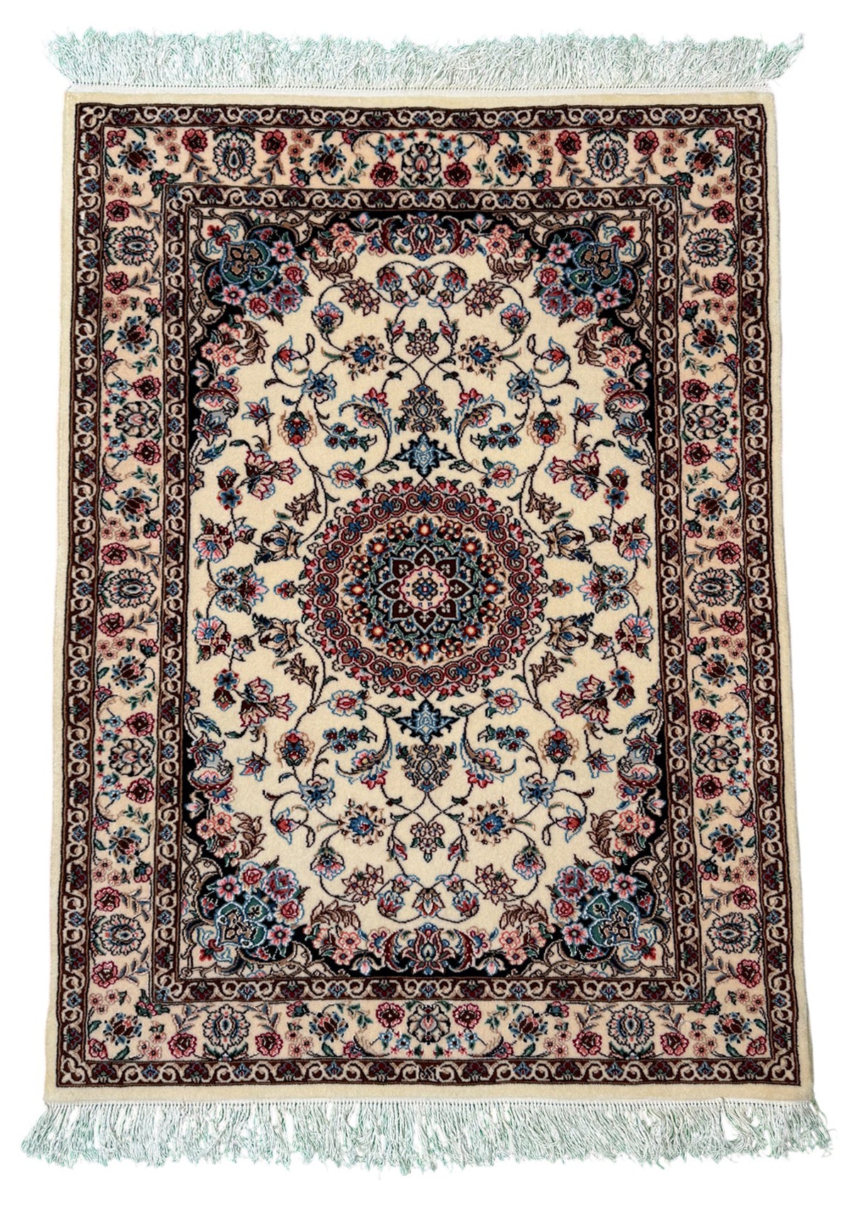 Nain 6LA in allover floral design, c.1990, Persia,  118x80cm | Rug# 11015