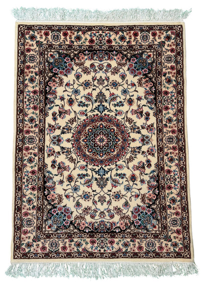Nain 6LA in allover floral design, c.1990, Persia,  118x80cm | Rug# 11015