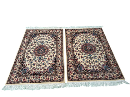 Nain 6LA in allover floral design, c.1990, Persia,  118x80cm | Rug# 11015