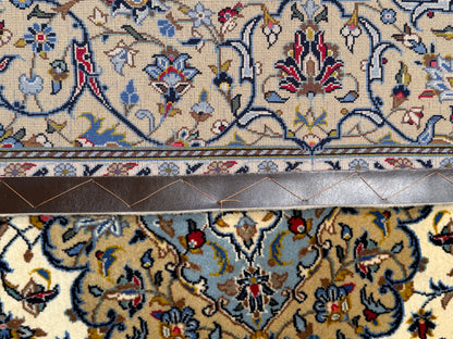 Superfine signed Persian Kashan (one of a pair) 223x143cm | Rug# 11017