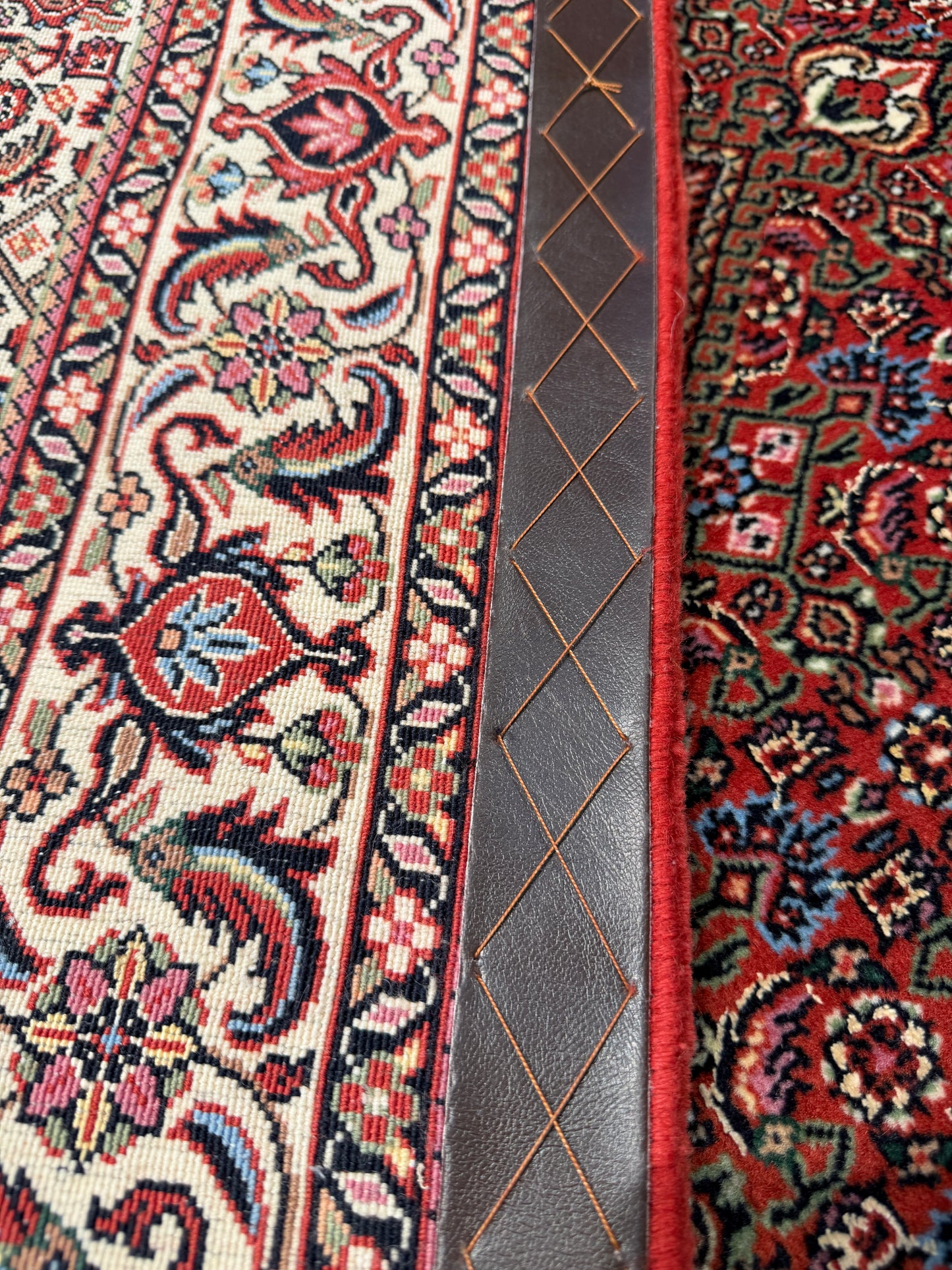 Superfine and very durable Persian Bijar, 195x108cm | Rug# 11026