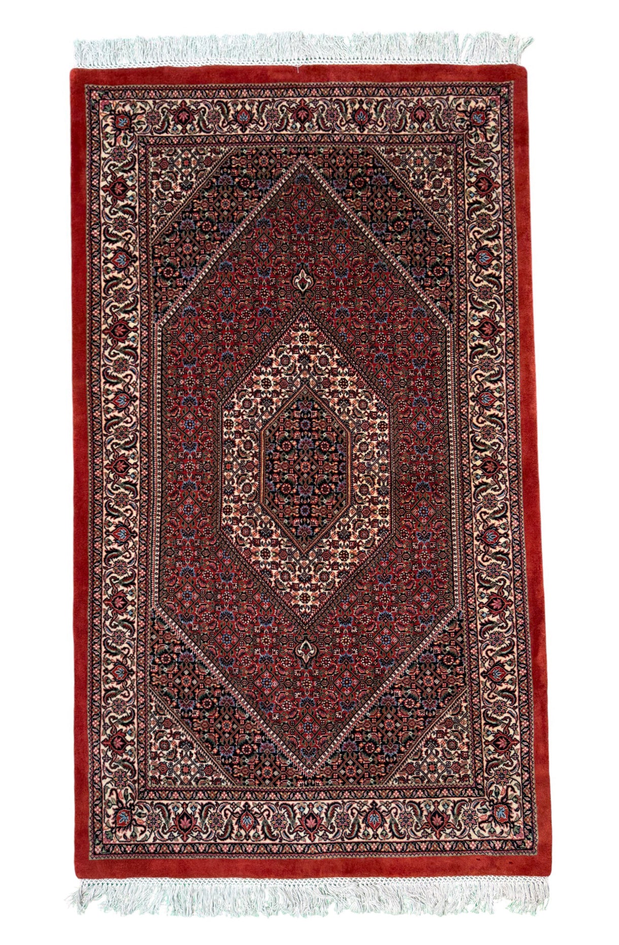 Superfine and very durable Persian Bijar, 194x100cm | Rug# 11027