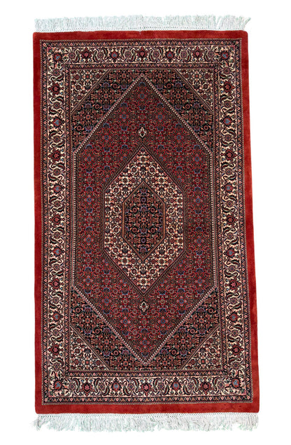 Superfine and very durable Persian Bijar, 194x100cm | Rug# 11027