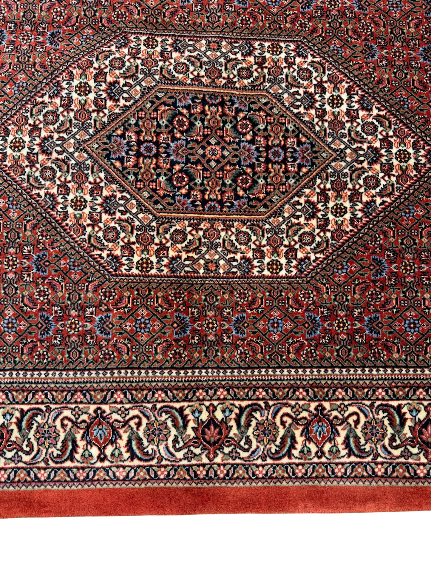 Superfine and very durable Persian Bijar, 194x100cm | Rug# 11027