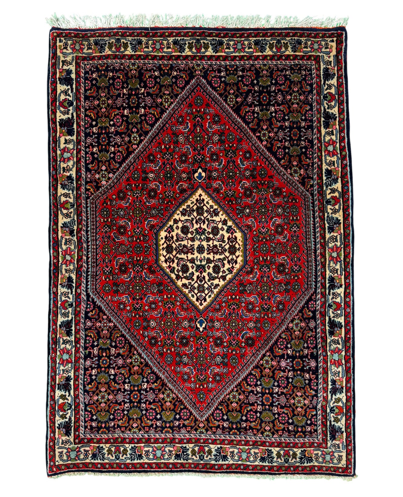 Superfine and very durable Takaap Persian Bijar, 130x93cm | Rug# 11028