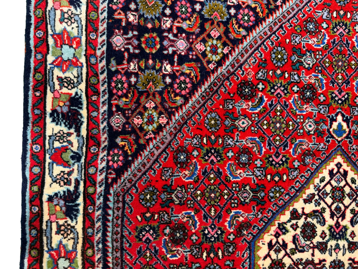 Superfine and very durable Takaap Persian Bijar, 130x93cm | Rug# 11028