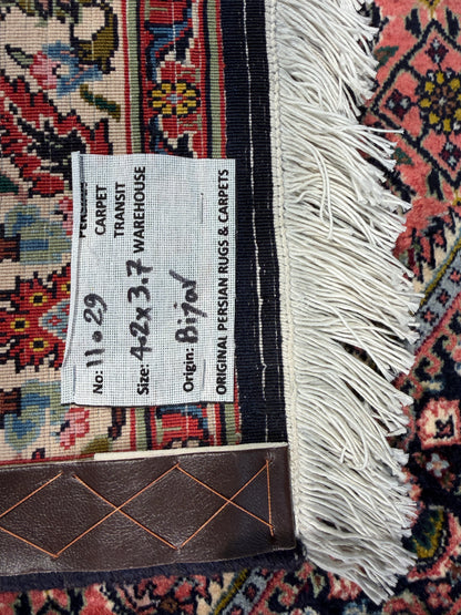 Superfine and very durable Bijar, Persia 402x307cm | Rug# 11029