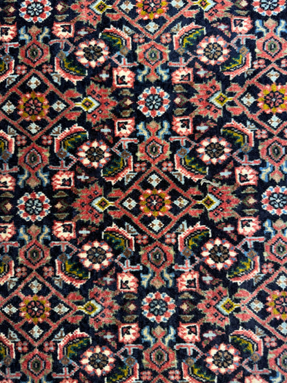 Superfine and very durable Bijar, Persia 402x307cm | Rug# 11029