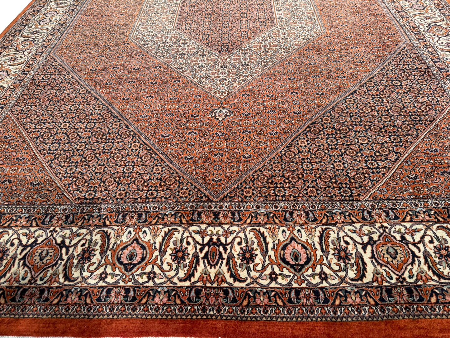 Superfine and very durable Bijar, Persia 340x256 cm | Rug# 11030  ( JAN AU )