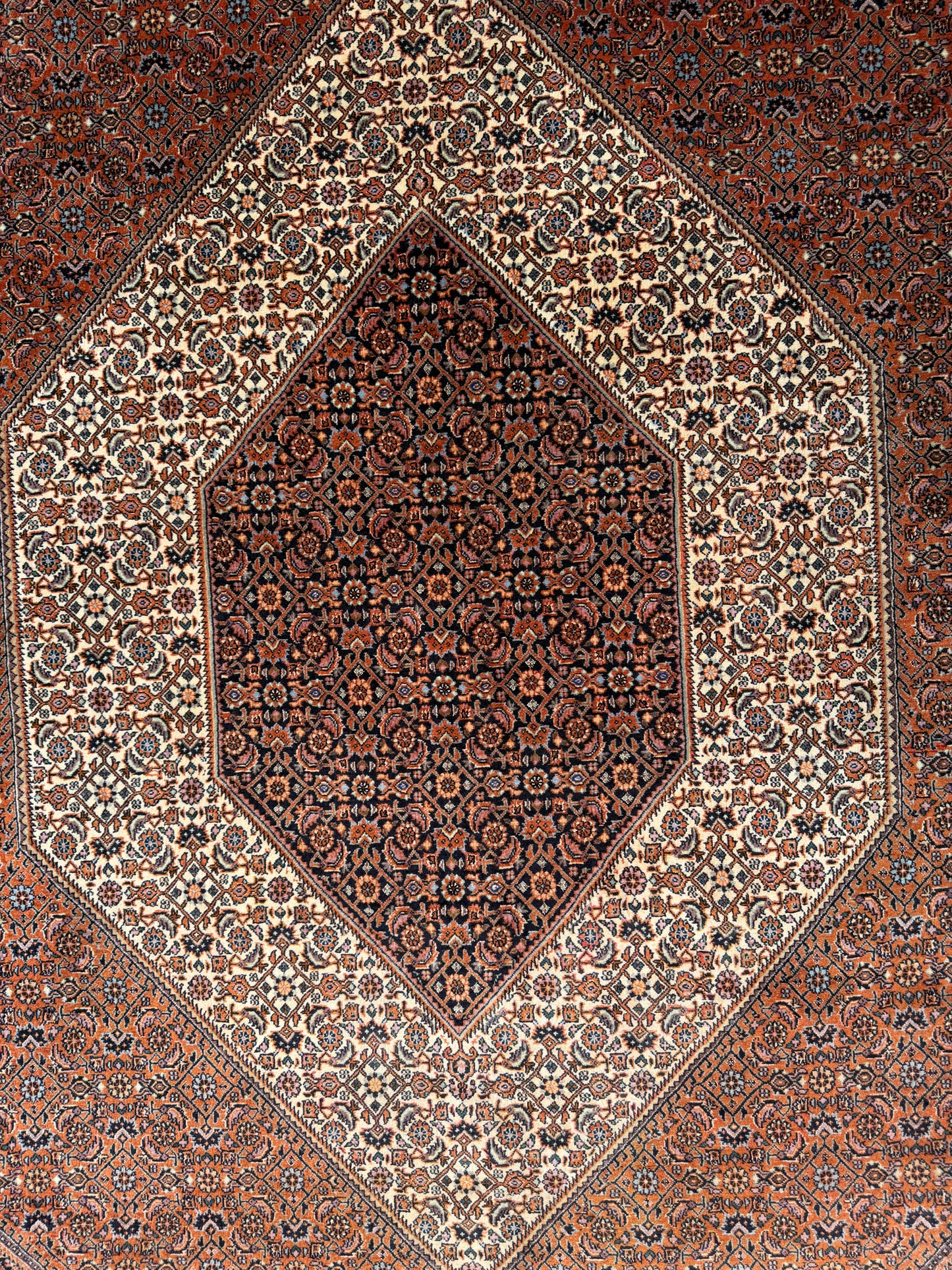Superfine and very durable Bijar, Persia 340x256 cm | Rug# 11030  ( JAN AU )