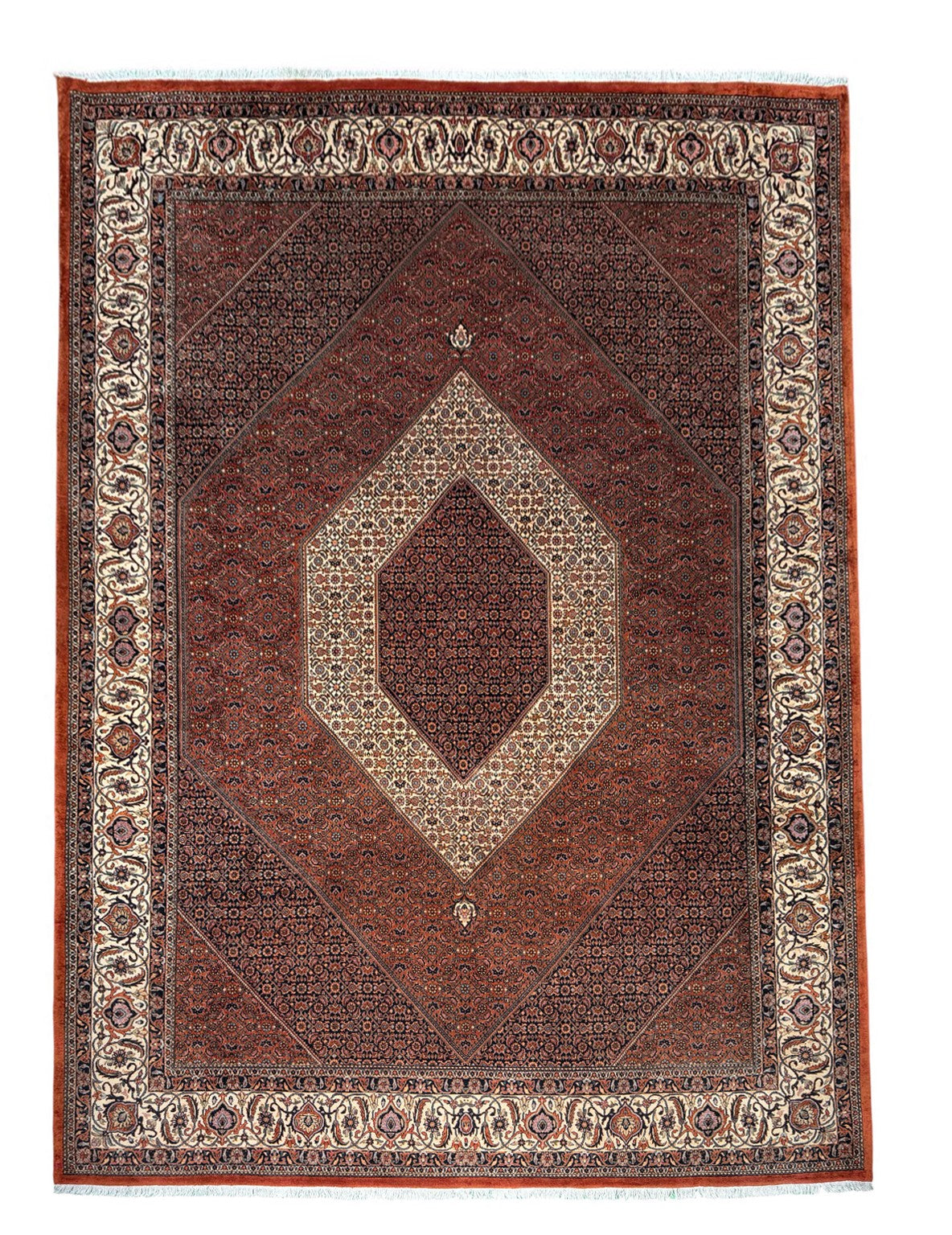 Superfine and very durable Bijar, Persia 340x256 cm | Rug# 11030  ( JAN AU )