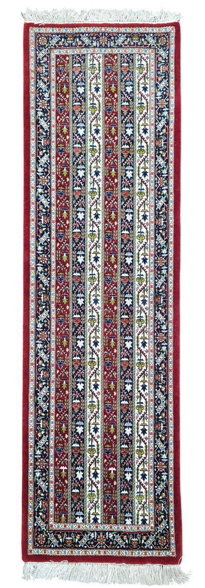 Qum, superfine,  wool pile, silk 158x53 cm | Rug# 1123