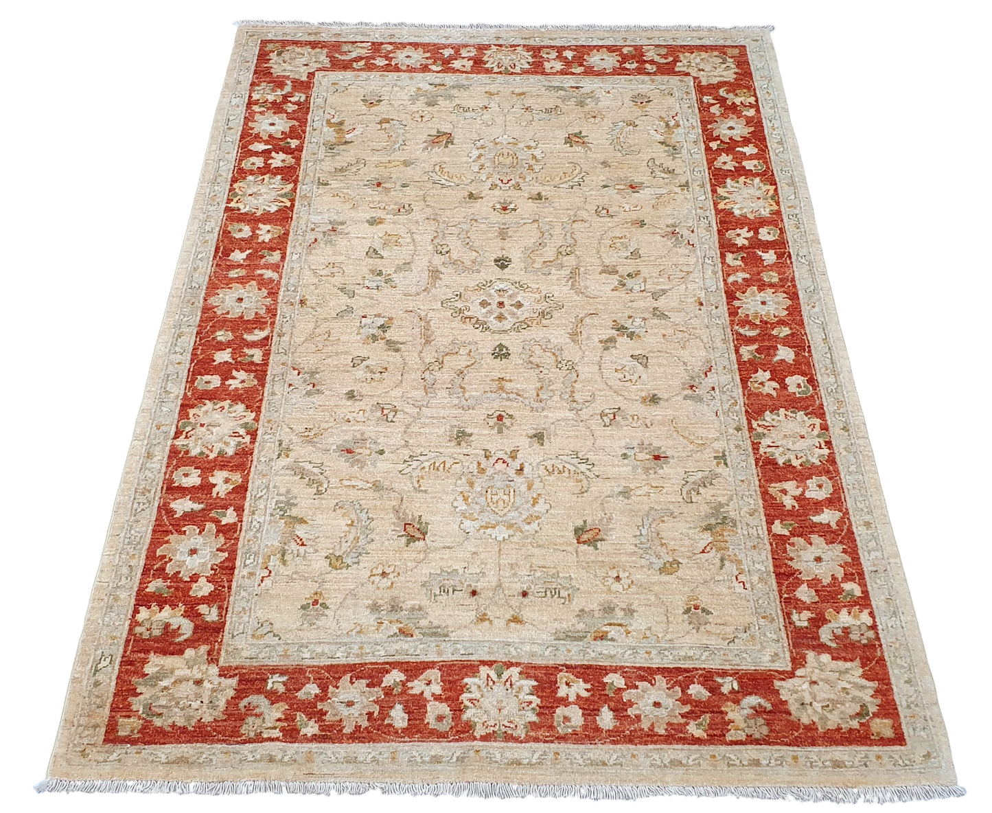 Afghan Ziegler handspun wool and natural vegetable dyes Rug 175x121cm | Rug#11240