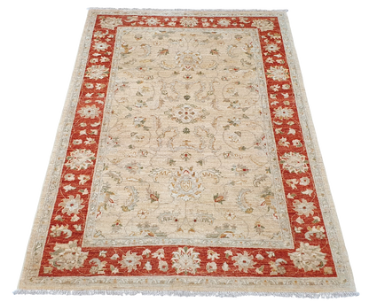 Afghan Ziegler handspun wool and natural vegetable dyes Rug 175x121cm | Rug#11240