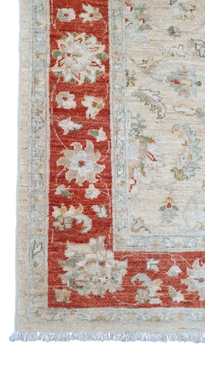 Afghan Ziegler handspun wool and natural vegetable dyes Rug 175x121cm | Rug#11240