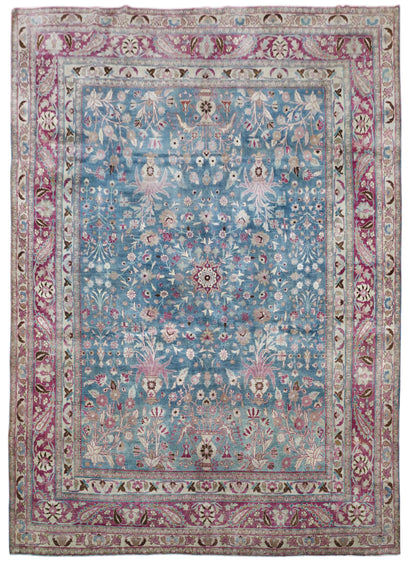 Hand knotted antique Tabriz-Khoy carpet 371×249 cm | Rug# 11502