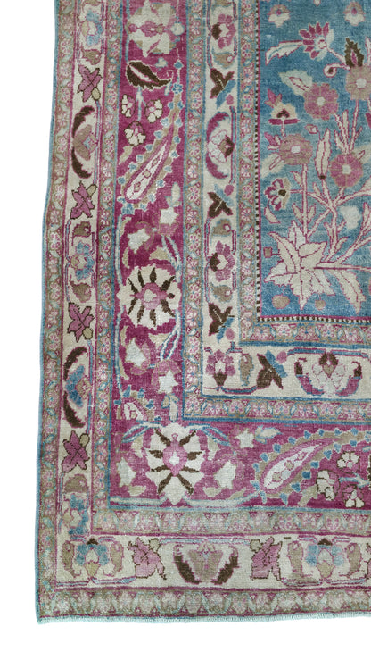 Hand knotted antique Tabriz-Khoy carpet 371×249 cm | Rug# 11502