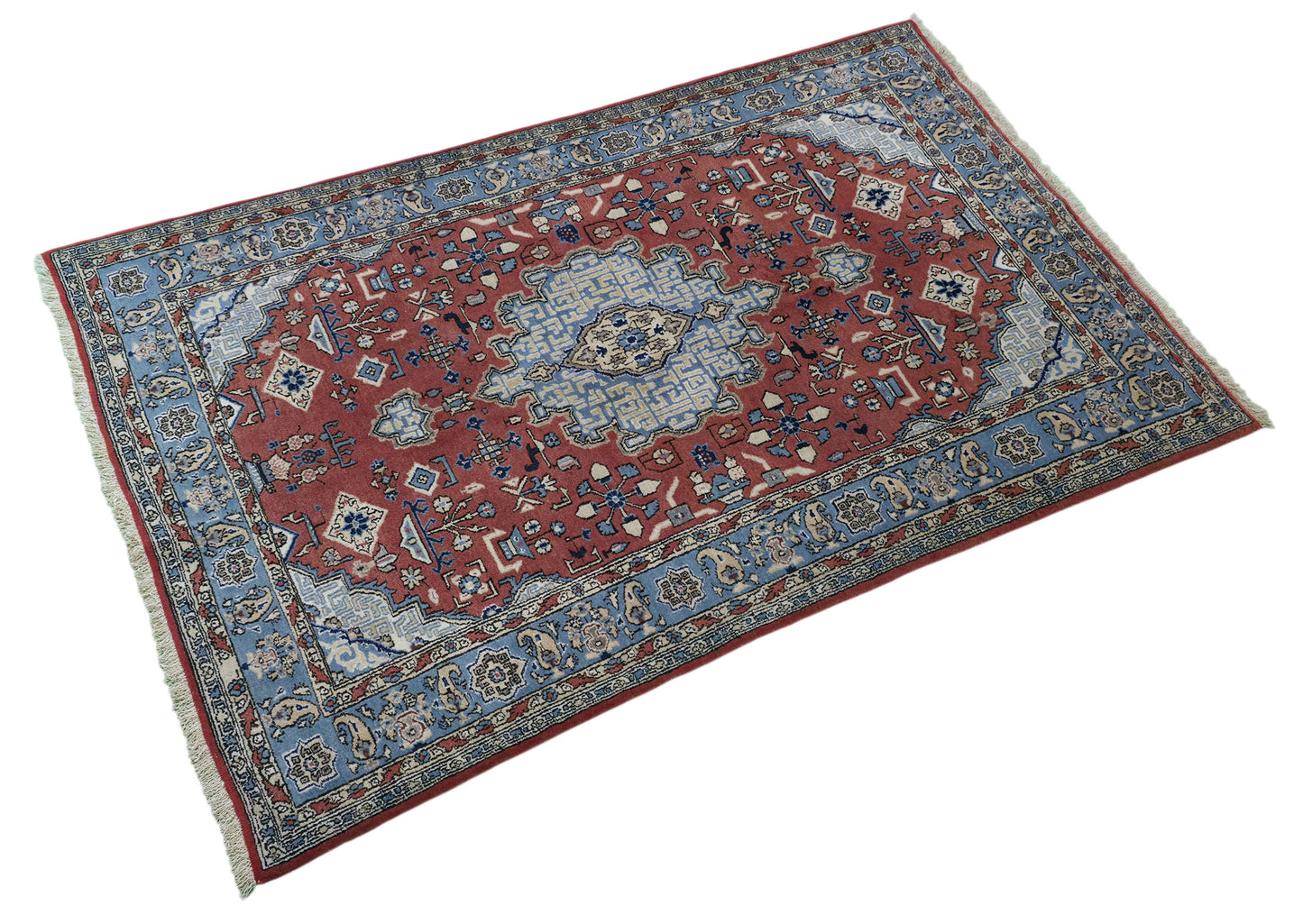 Hand knotted antique Qum rug 164×108 cm | Rug# 11505