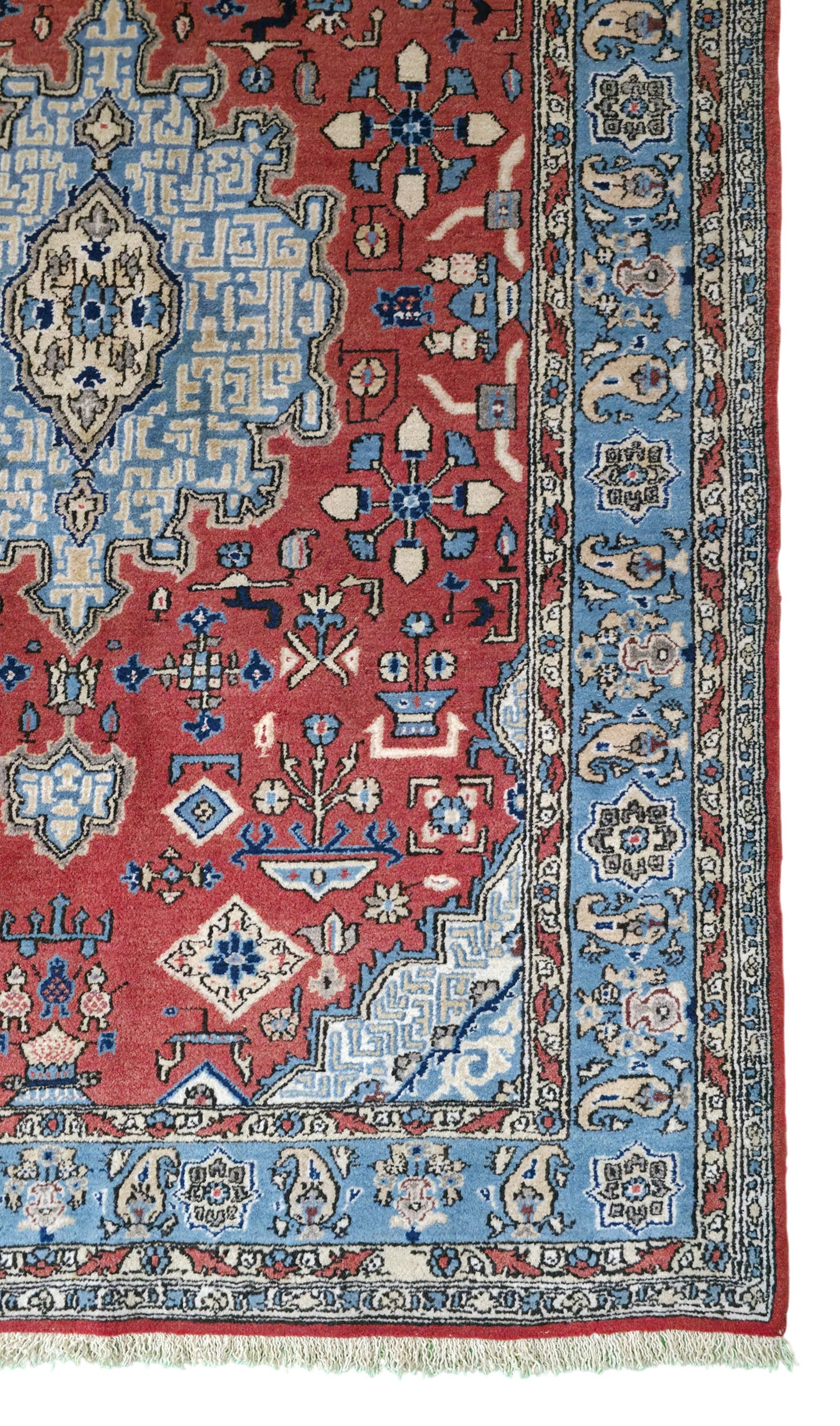 Hand knotted antique Qum rug 164×108 cm | Rug# 11505
