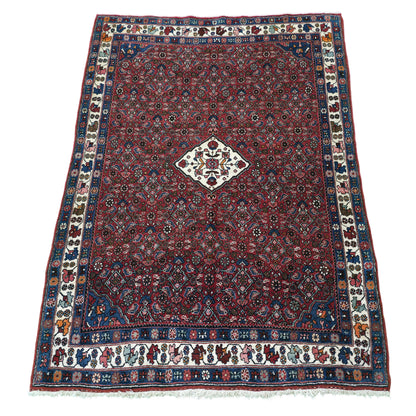 Hand knotted vintage Bijar rug 164×115 cm | Rug# 11506