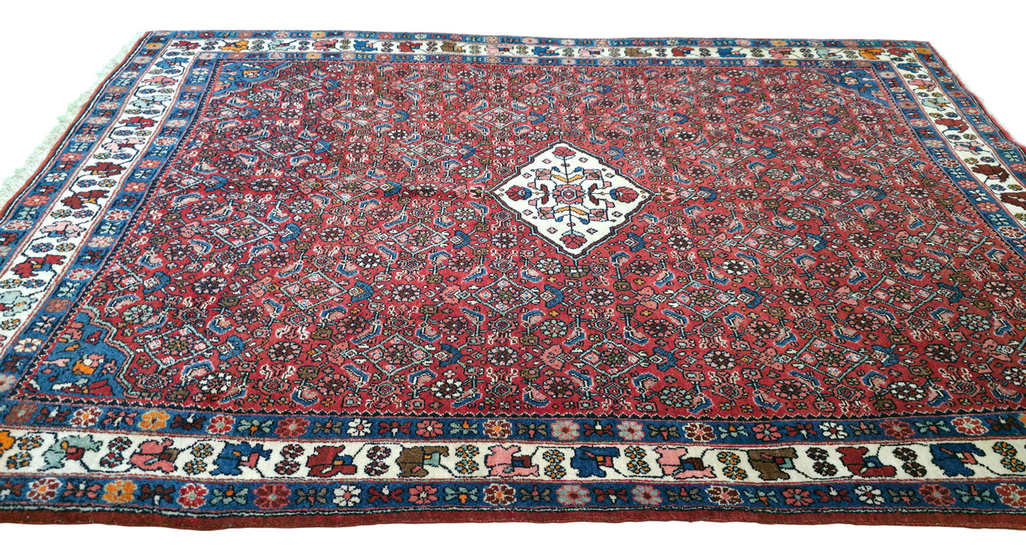 Hand knotted vintage Bijar rug 164×115 cm | Rug# 11506
