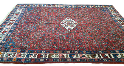 Hand knotted vintage Bijar rug 164×115 cm | Rug# 11506