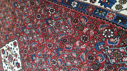 Hand knotted vintage Bijar rug 164×115 cm | Rug# 11506