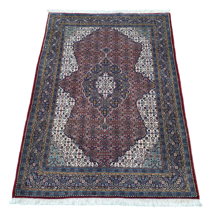 Hand knotted vintage Tabriz Mashayekhi rug 156×105 cm | Rug# 11507