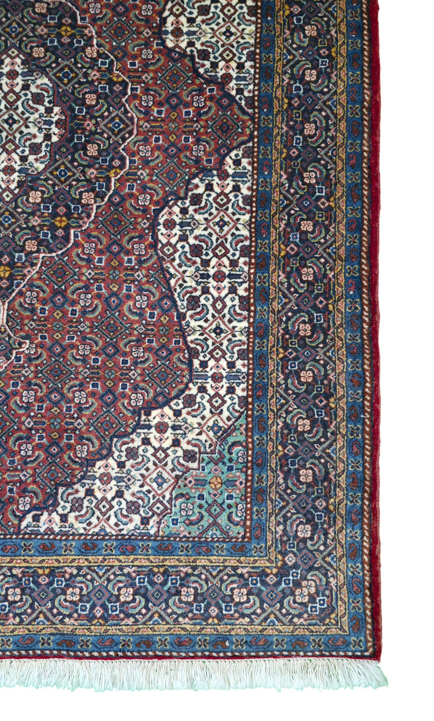 Hand knotted vintage Tabriz Mashayekhi rug 156×105 cm | Rug# 11507
