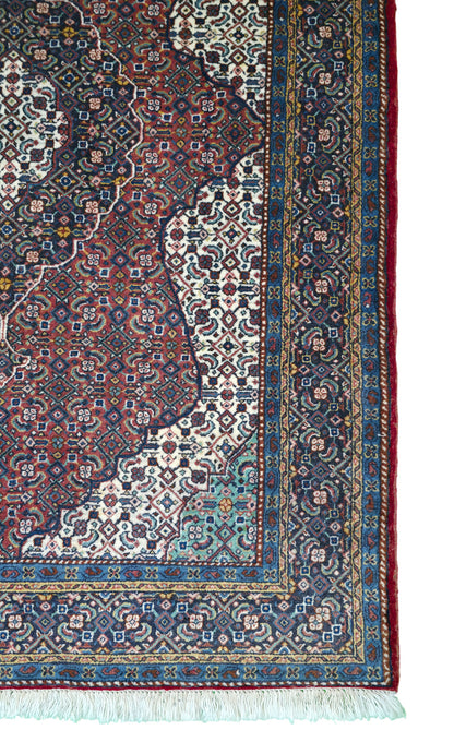 Hand knotted vintage Tabriz Mashayekhi rug 156×105 cm | Rug# 11507