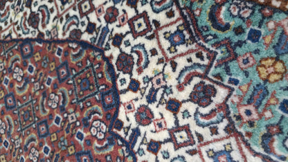 Hand knotted vintage Tabriz Mashayekhi rug 156×105 cm | Rug# 11507