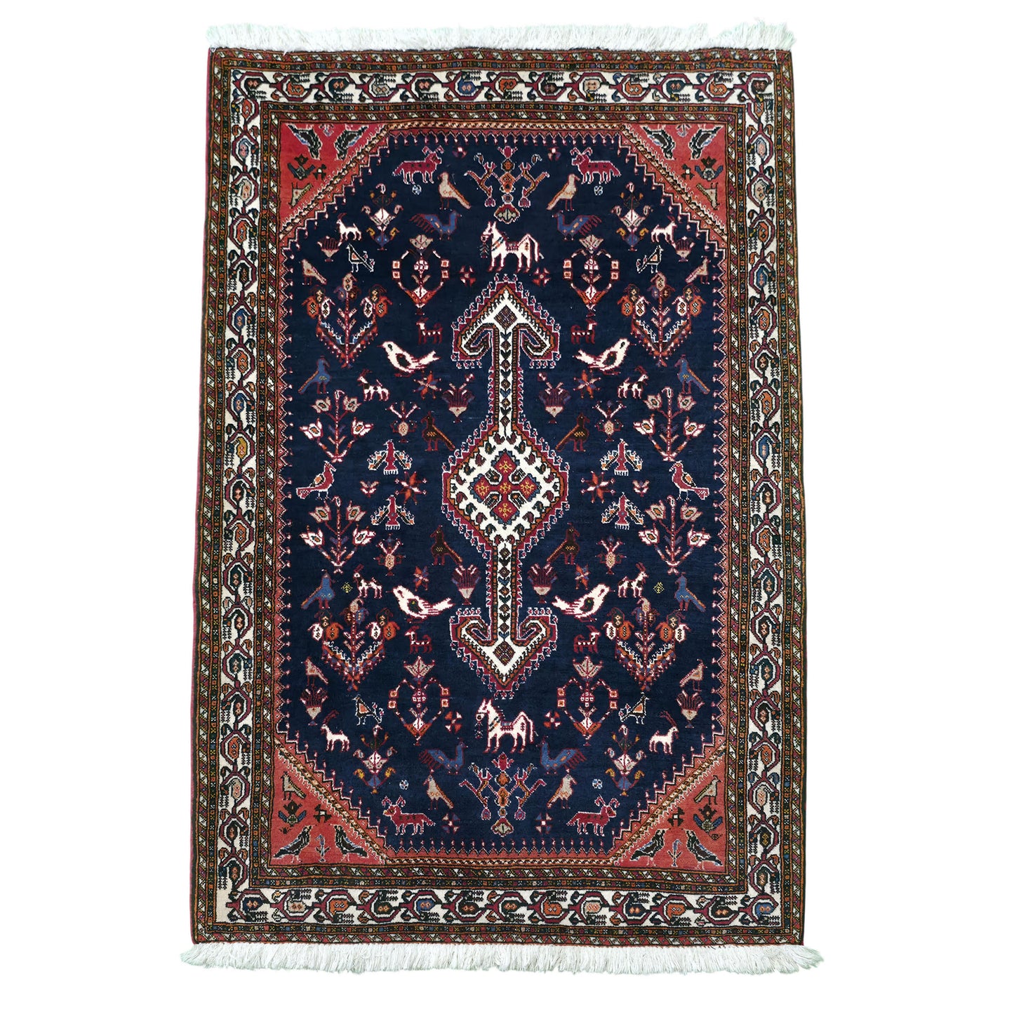 Vintage Nasrabad-Kashkuli rug 154×101 cm | Rug# 11510