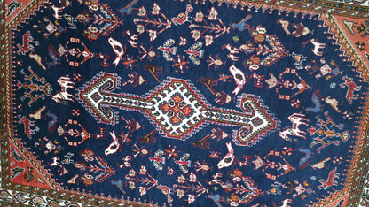 Vintage Nasrabad-Kashkuli rug 154×101 cm | Rug# 11510