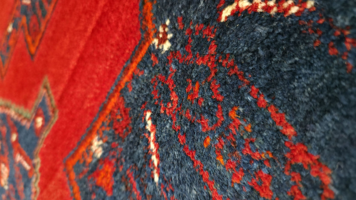 Hand knotted vintage Senneh rug 161×113 cm | Rug# 11511