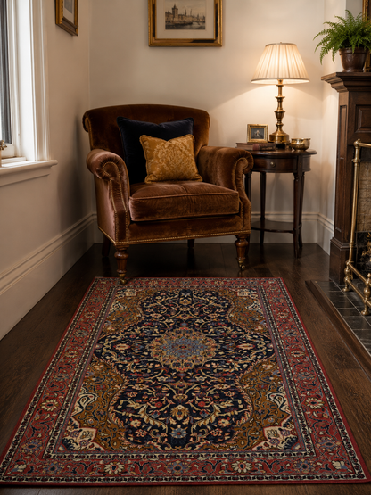Vintage and fine Sarouk  Persian rug 155×103 cm | Rug# 11518