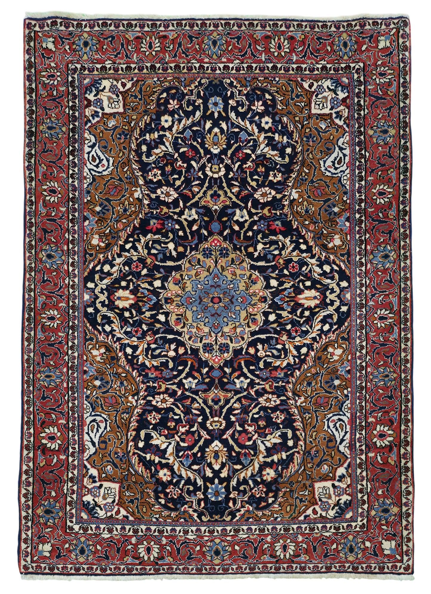 Vintage and fine Sarouk  Persian rug 155×103 cm | Rug# 11518