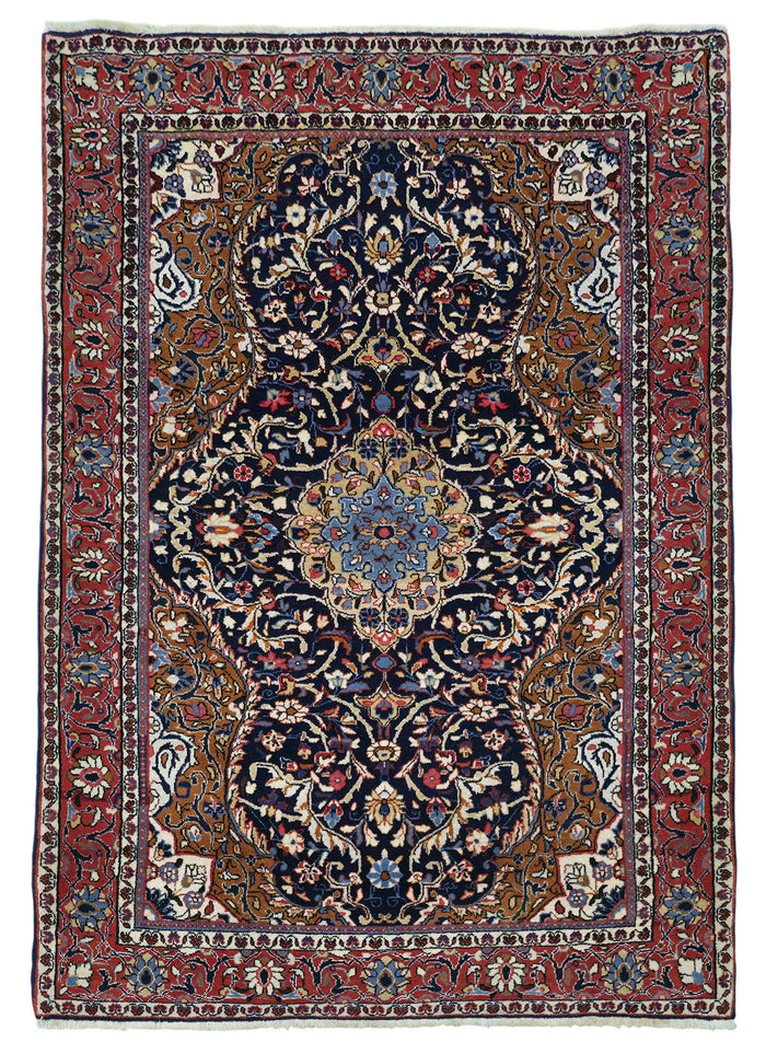 Vintage and fine Sarouk  Persian rug 155×103 cm | Rug# 11518