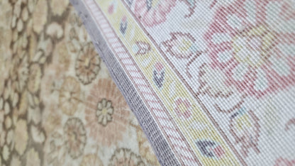Hand knotted vintage Cino-Hereke silk runner 400×79 cm | Rug# 11520