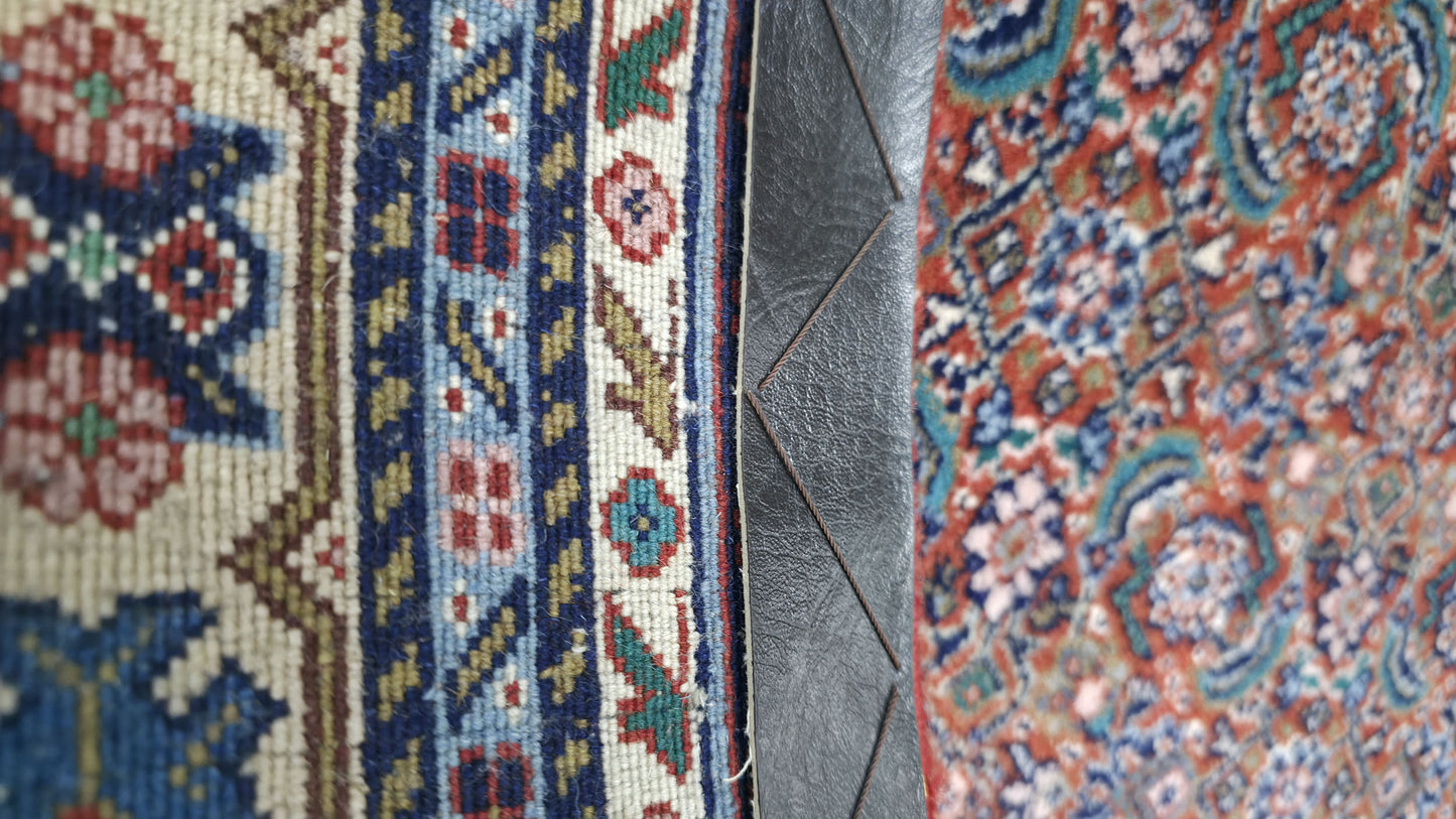 Hand knotted superfine Tabriz Mashayekhi runner 356×84 cm | Rug# 11521