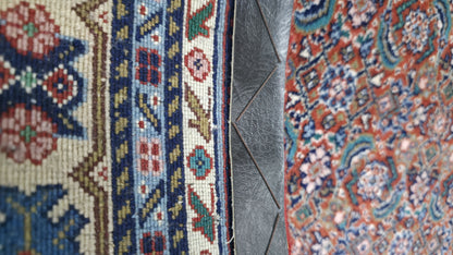 Hand knotted superfine Tabriz Mashayekhi runner 356×84 cm | Rug# 11521