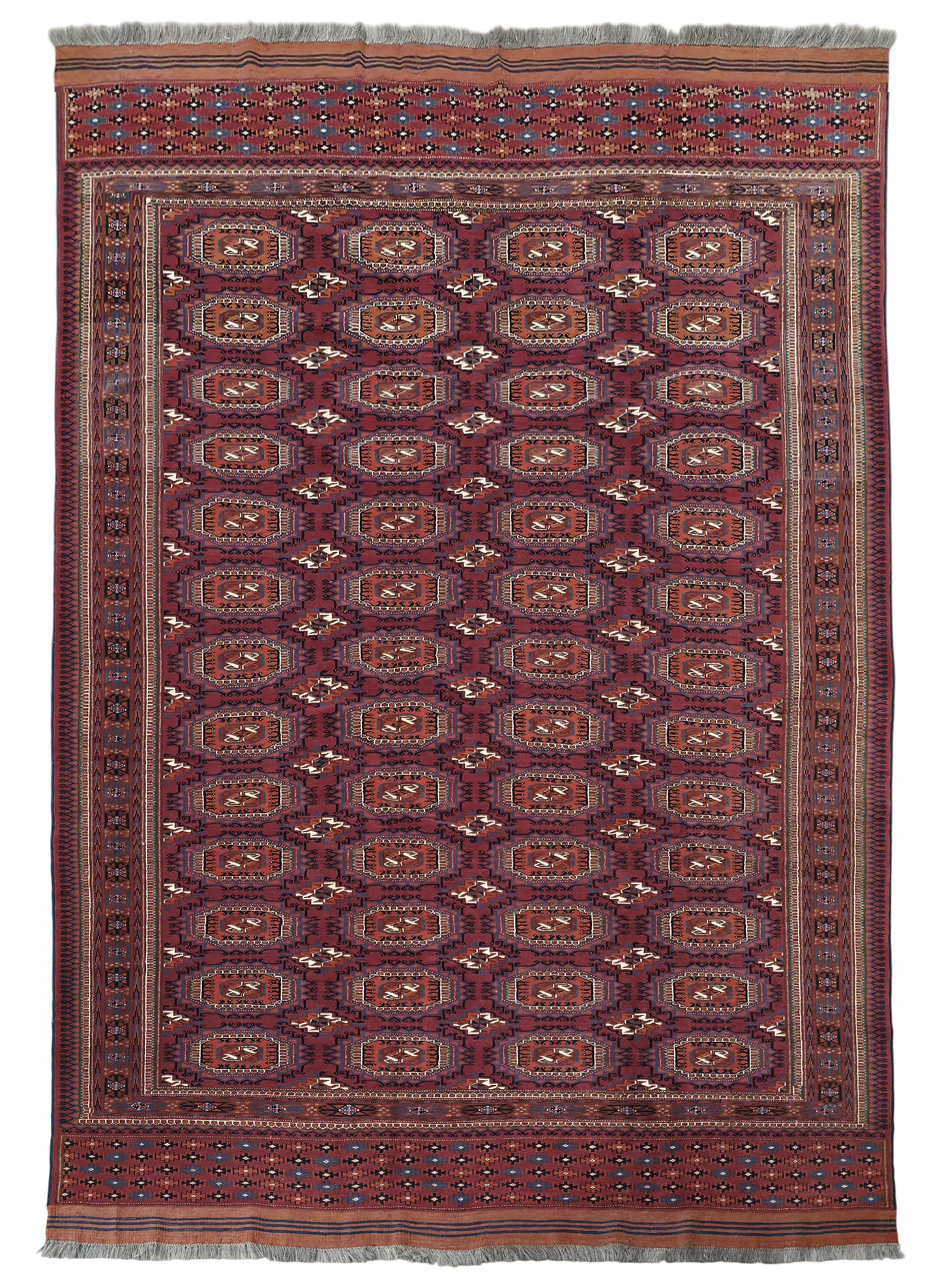 Vintage superfine Sarykh Turkmen rug 300×200 cm | Rug# 11523