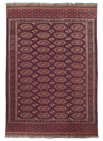 Vintage superfine Sarykh Turkmen rug 300×200 cm | Rug# 11523