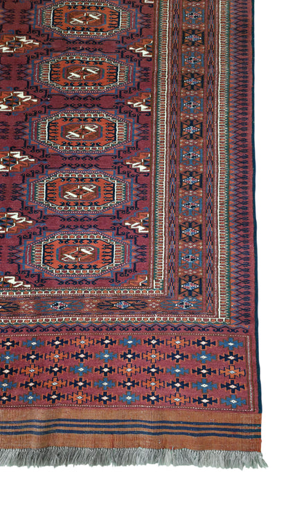 Vintage superfine Sarykh Turkmen rug 300×200 cm | Rug# 11523