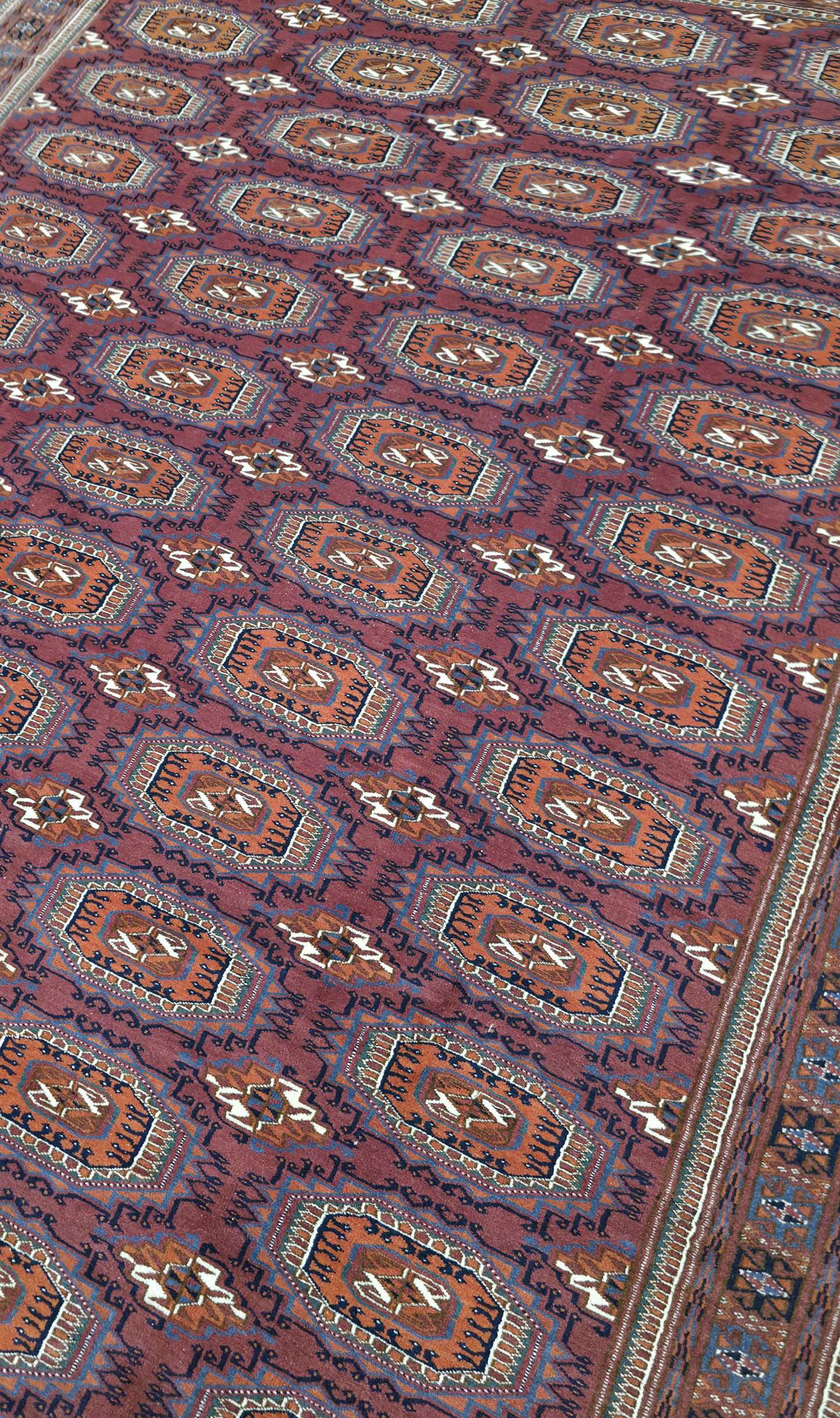 Vintage superfine Sarykh Turkmen rug 300×200 cm | Rug# 11523