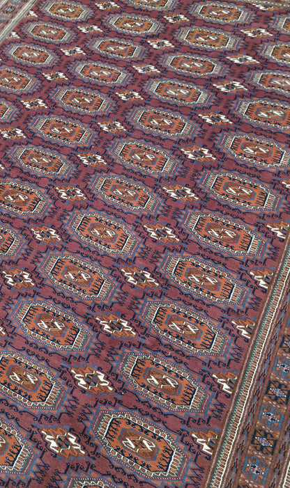 Vintage superfine Sarykh Turkmen rug 300×200 cm | Rug# 11523