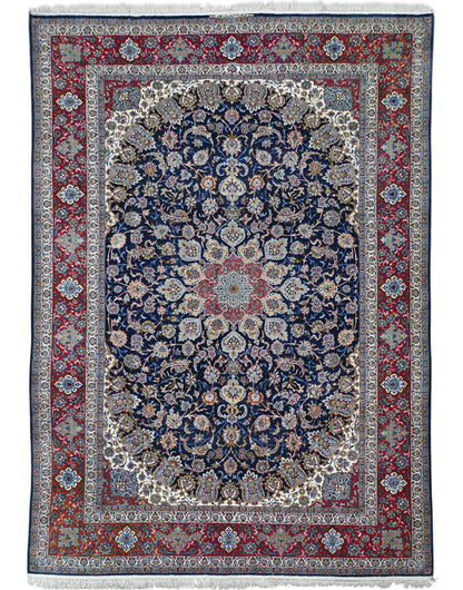 Vintage & superfine Isfahan 260×115 cm | Rug# 11526