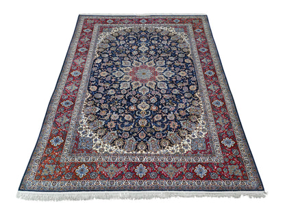 Vintage & superfine Isfahan 260×115 cm | Rug# 11526