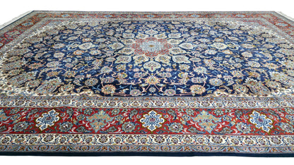 Vintage & superfine Isfahan 260×115 cm | Rug# 11526